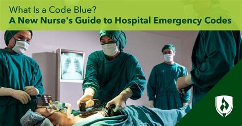 what is a code blue mean in a hospital