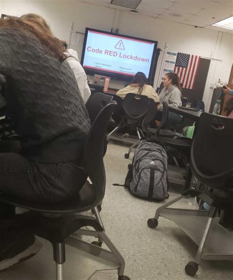 what is a code red lockdown in schools