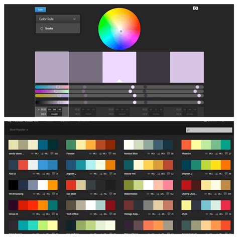 what is a color palette in web design