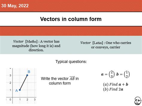 what is a column vector