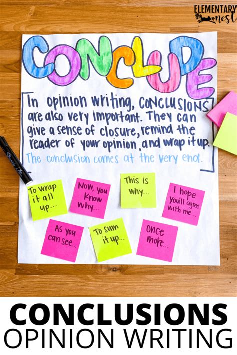 what is a conclusion in opinion writing