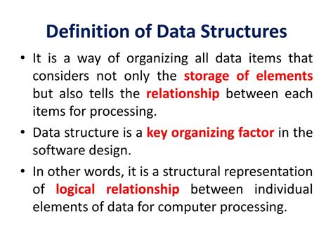 what is a data structure definition