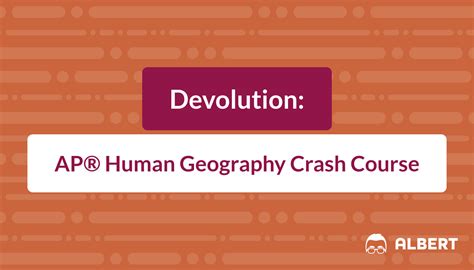 what is a devolution ap human geography