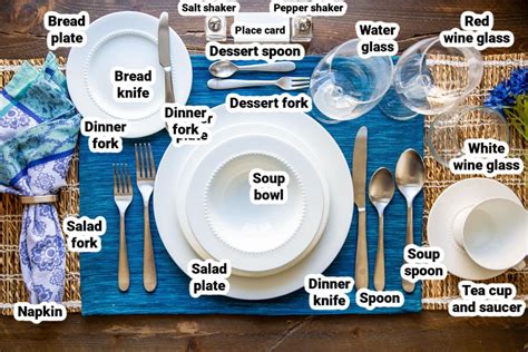 what is a formal table setting