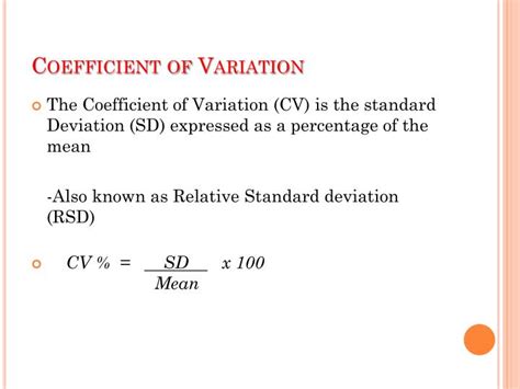 what is a good coefficient of variation percentage