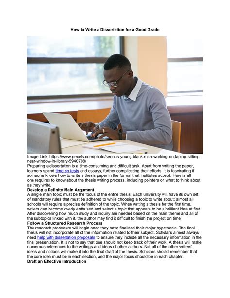 what is a good dissertation grade