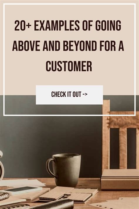 what is a good example of going above and beyond for a customer in a restaurant