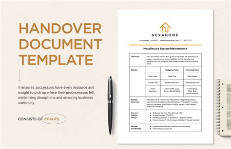 what is a handover document