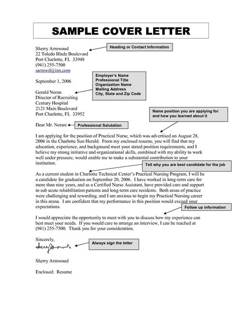 what is a header in a cover letter