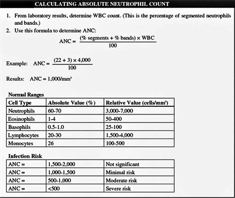 what is a high absolute neutrophils count