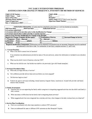 what is a justification document