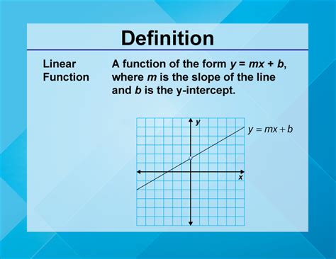 what is a linear function in math simple definition