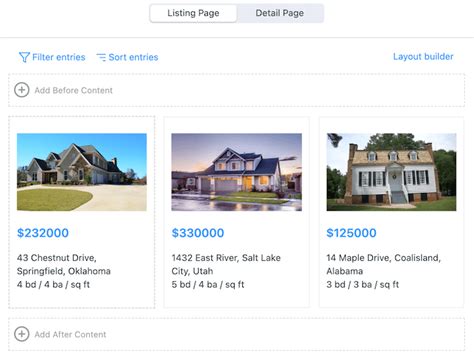 what is a listing application