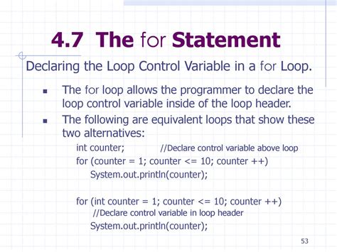 what is a loop control variable in java