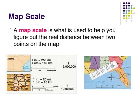 what is a map scale in simple words