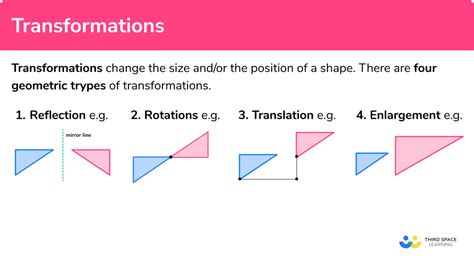 what is a mathematical transformation
