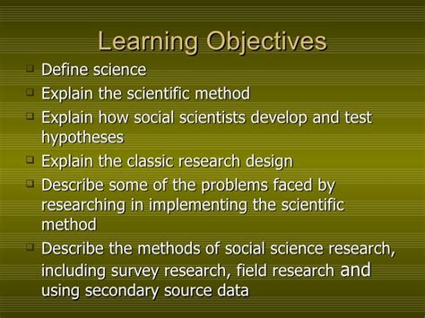 what is a method in social science