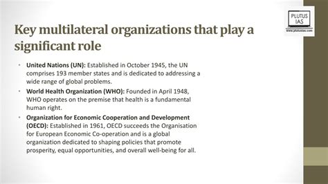 what is a multilateral organization