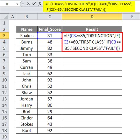 what is a nested if function