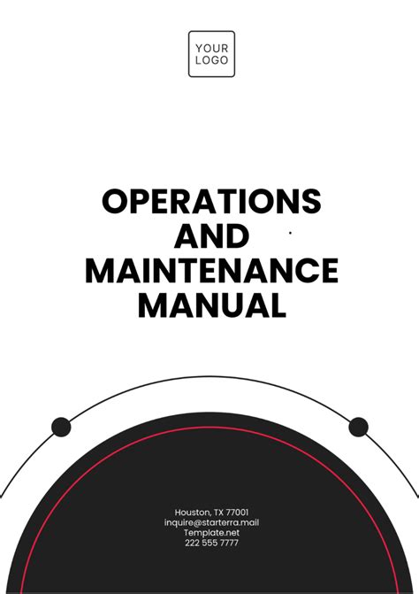 what is a operation and maintenance manual