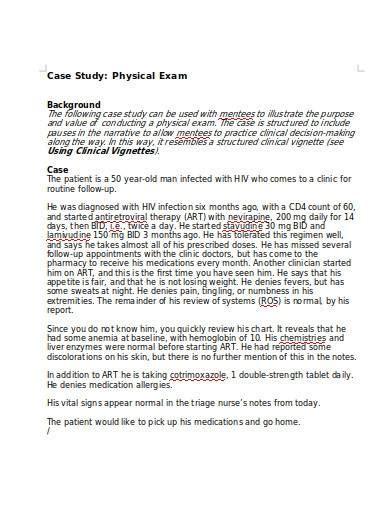 what is a patient case study