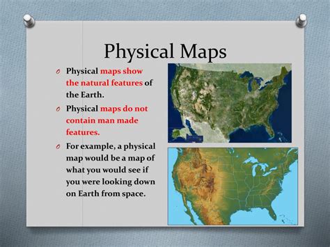what is a physical map in simple words