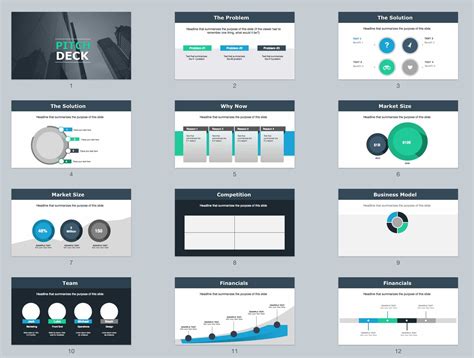 what is a pitch deck template