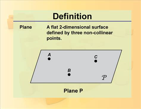 what is a plane in geometry definition