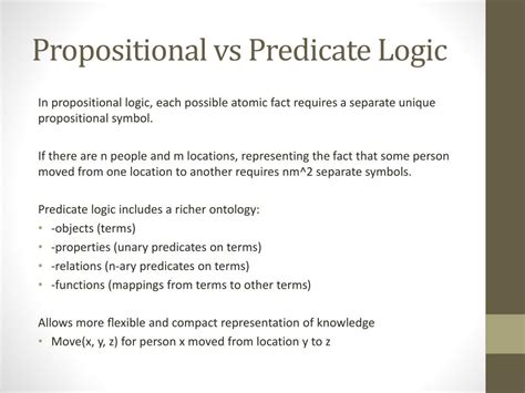 what is a predicate in propositional logic