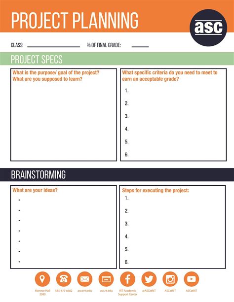 what is a project plan outline