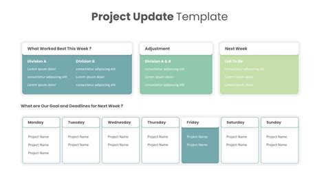 what is a project status update