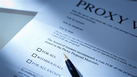 what is a proxy finance