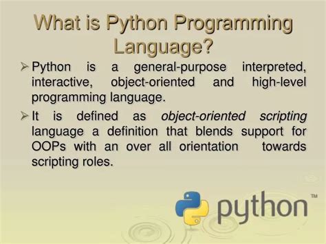 what is a python programming language