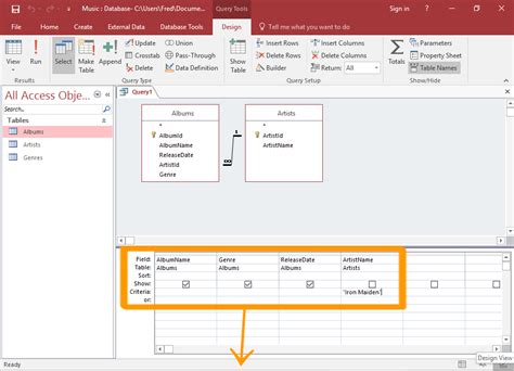 what is a query in database with example
