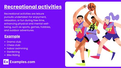 what is a recreational activity example
