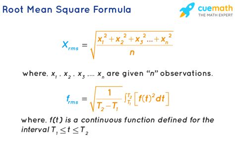what is a root mean square value