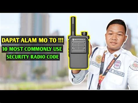 what is a security coded radio