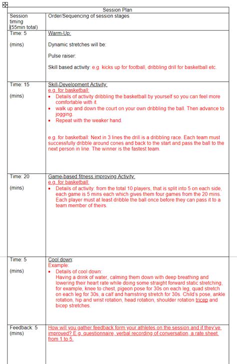 what is a session plan for teaching