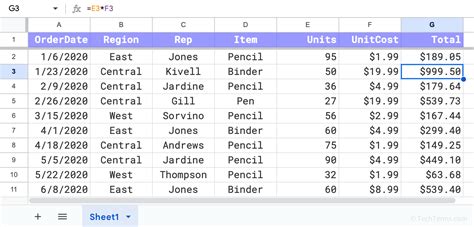 what is a spreadsheet simple definition