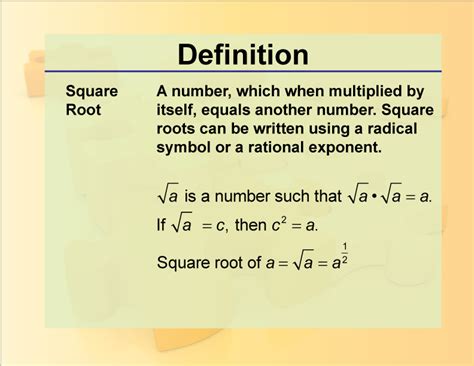 what is a square root simple definition
