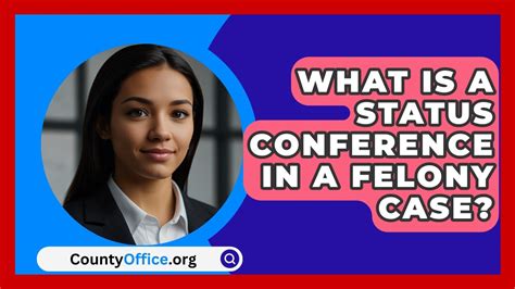 what is a status conference in a felony case in texas