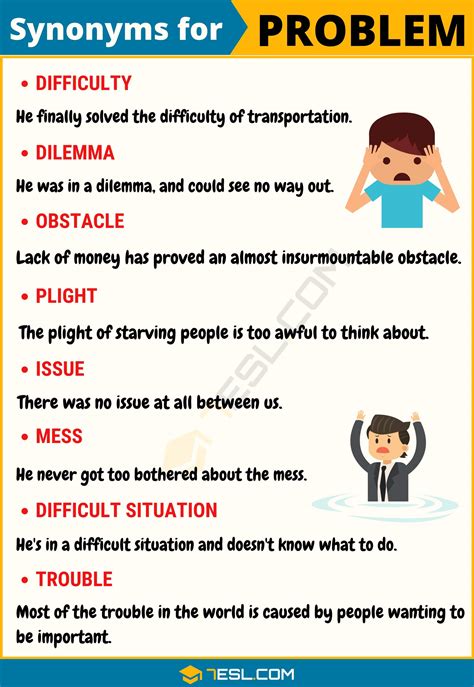 what is a synonym for trouble or difficulty