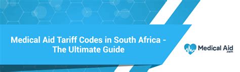 what is a tariff code medical aid