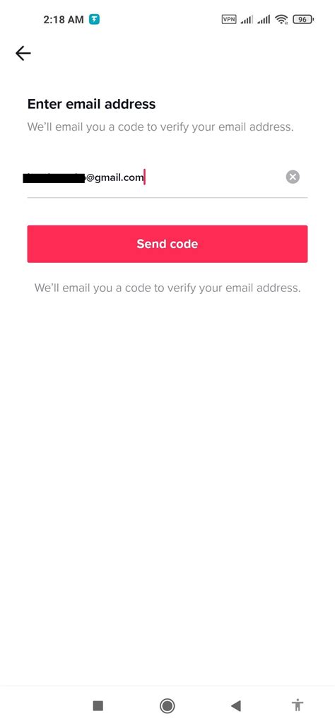 what is a tiktok verification code