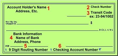 what is a transcode number on a check