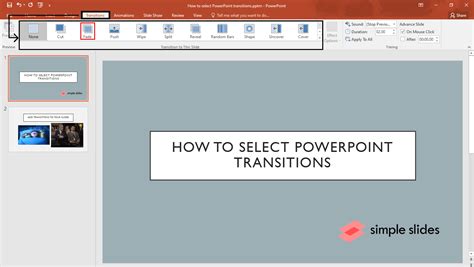 what is a transition slide