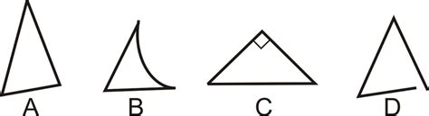 what is a triangle with one curved side called