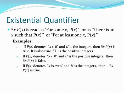 what is a universal and existential quantifier with an example
