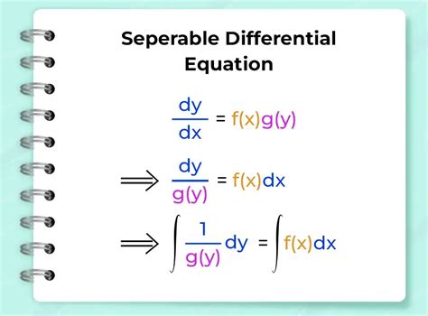 what is a variable separable differential equation