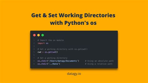 what is a working directory in python
